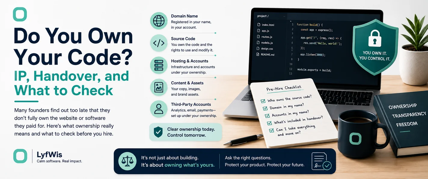 Do You Own Your Code? IP, Handover, and What to Check