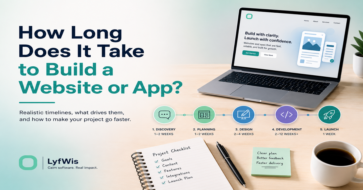 How Long Does It Take to Build a Website or App?